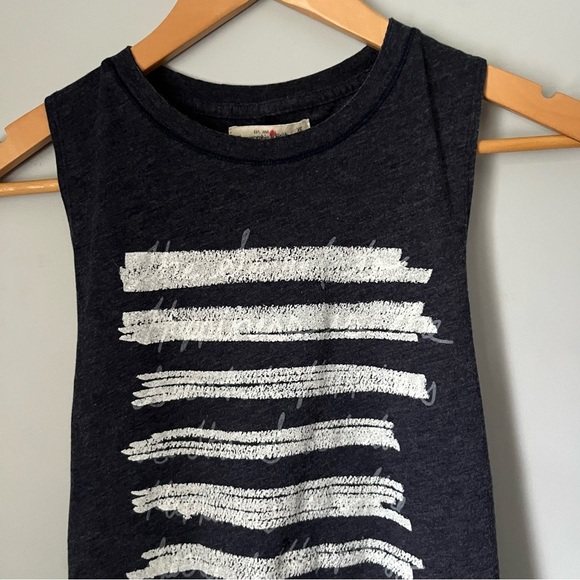 Abercrombie & Fitch NY Navy Blue Anonymous Twisted Open Back Tank Top Sz XS NWT - Picture 3 of 13